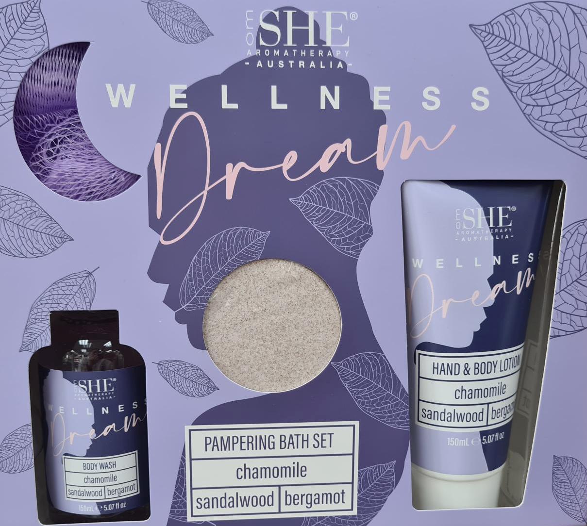 SHE Wellness Pamper Dream 4pc Set