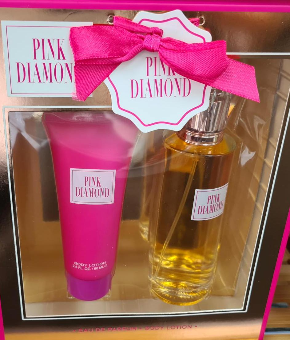 Womens Pink Diamond Fragrance 2pc Gift Set