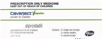 Caverject Alprostadil 10mcg Impulse 2 (Prescription Only - Do Not Buy Unless You Have A Script)