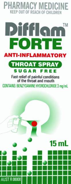 Difflam Forte Throat Spray 15ml