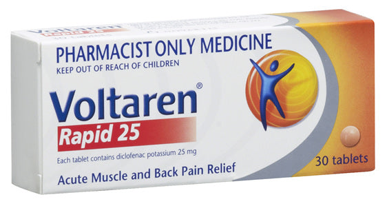 Voltaren Rapid Tablets 25mg 30s