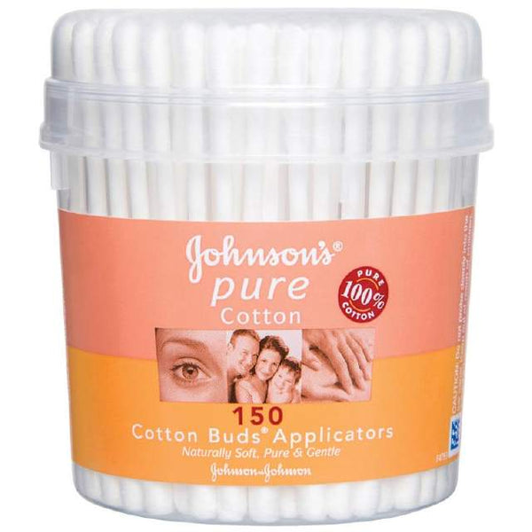 J&J Pure Cotton Bud Pure White 150s NZ Online Chemist