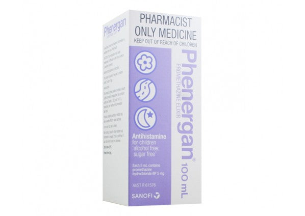 Phenergan Elixer Alcohol Free 100ml (Max 1 Per Sale)