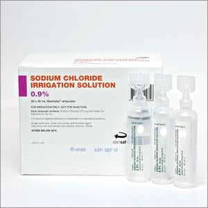 Sodium Chloride Irrigation Solution 0.9%     20 x 30ml