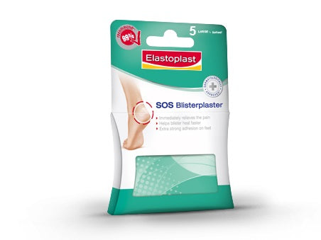 Elastoplast Sos Blister Plaster Large 5s