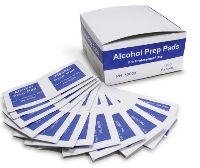 Webcol Skin Cleansing Alcohol Preps Swabs Wipes 200s