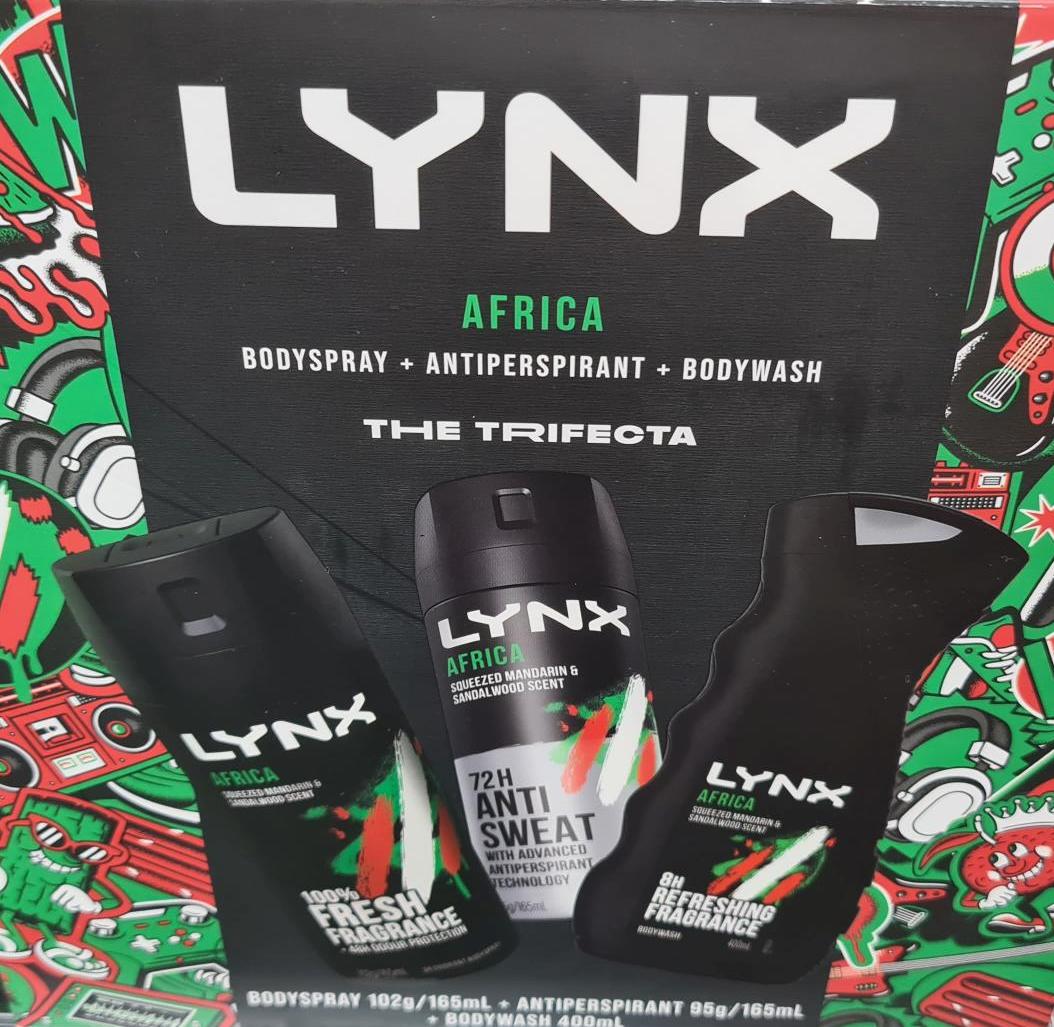 LYNX Africa Trio Gift Set 3pc