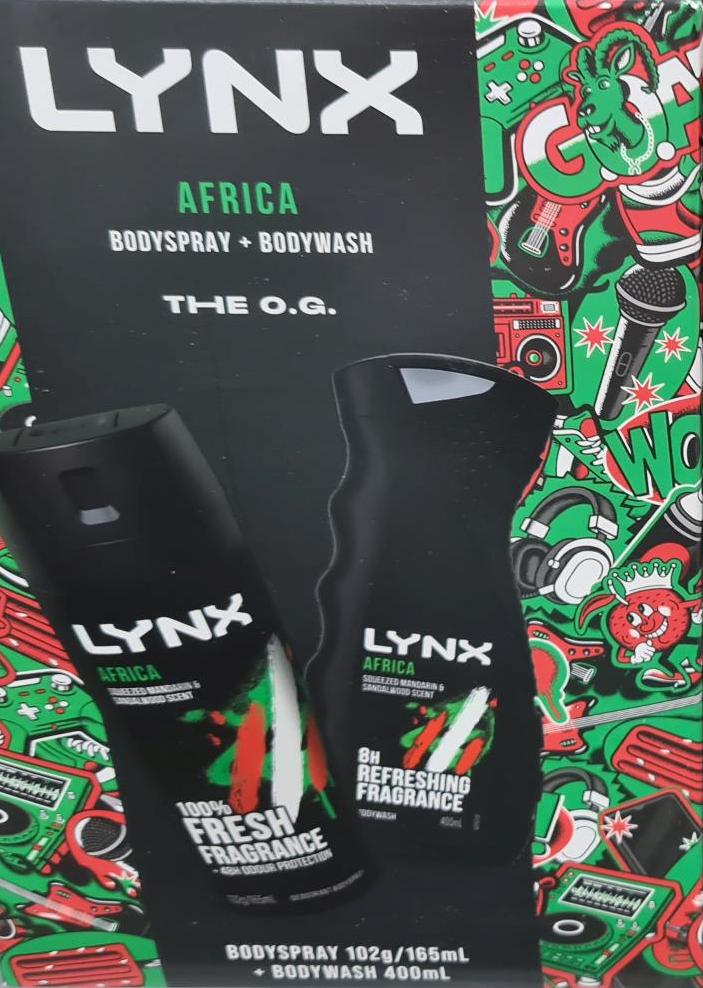 LYNX Africa Duo Gift Set 2pc
