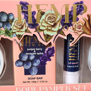 SHE Hemp Body Pamper J/B/LS 4pc Set