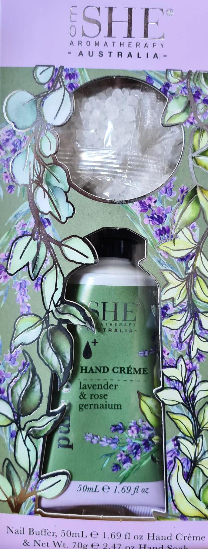 SHE Pure Organic Hand Care 3pc Set  L/R/Gr