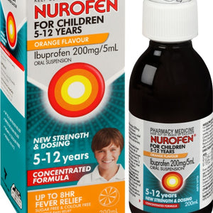 Nurofen Child 5yr-12yr Orange 200ml