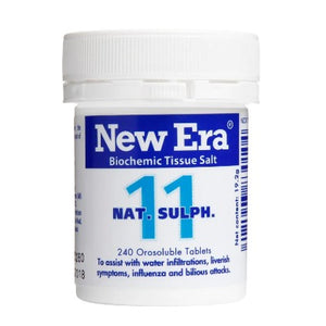 New Era No.11 Nat Sulph 240 Tablets