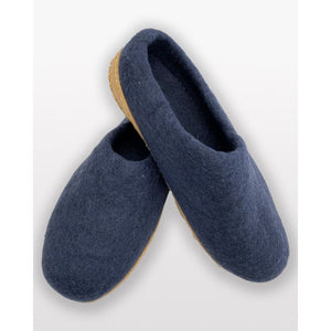 Snuggletoes Slippers Navy Wool