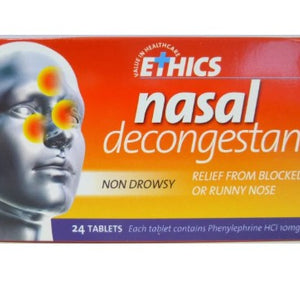 Ethics Nasal Decongestant 24s