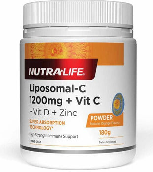 Nutralife Liposomal C 1200mg + Vitamin D +Zinc 180g