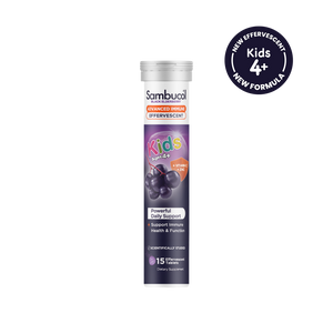 Sambucol Adults and Kids 4+ Effervescent  Tablets 15s