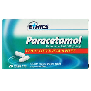 Ethics Paracetamol 500mg Tablets 20s