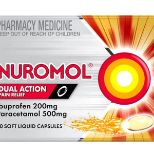 Nuromol Dual Action Liquid Caps 40s