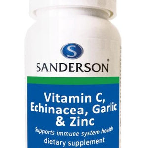 SANDERSON Vitamin C Echinacea Garlic & Zinc 90