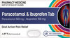 AFT Paracetamol 500mg & Ibuprofen 150mg Tabs Tabs 48s