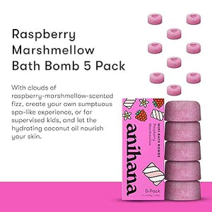 ANIHANA Mini Bath Bomb Raspberry 5pk