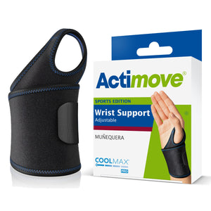 Acti Sport Wrist Wrap T/Loop Black Universal