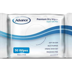Advanced Premium Dry Wipes 50s