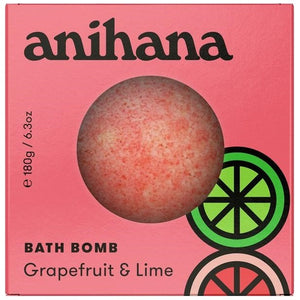 Anihana Bath Bomb Grapefruit & Lime 180g