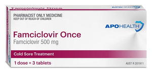 Apohealth Famciclovir Once 500mg 3s