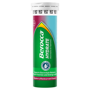 BEROCCA Hydrating Blackcurrant Effervescent Tabs 40s