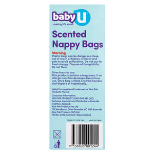 Baby U Nappy Bags 200pk