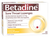 Betadine Lozenges Honey & Lemon 16s
