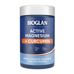 Bioglan Active Magnesium + Curcumin 120 Tablets