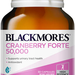 Blackmores Cranberry 50000mg 30 Capsules