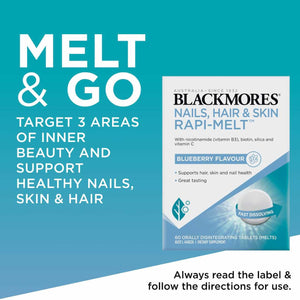 Blackmores Nails Hair & Skin Rapi-Melt 60s