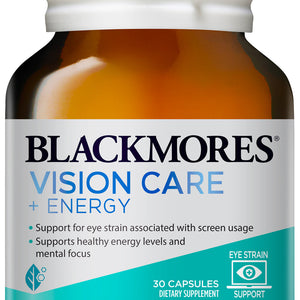 Blackmores Vision Care + Energy 30s
