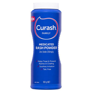 CURASH Family Medicated Rash Powder 100g