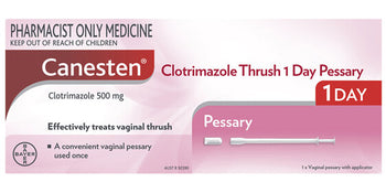 Canesten 1 Day Vaginal Pessary 500mg for Yeast Infection Relief