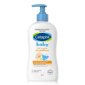 Cetaphil Baby Wash Shampoo Calendula 400ml