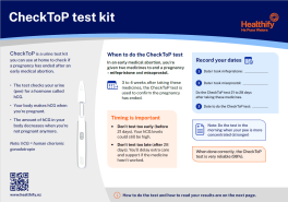 CheckTop Midstream Urine Test 1pk