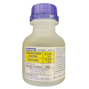 Chlorhexhexidine 0.15% Cetrimide 0.15% 100ml