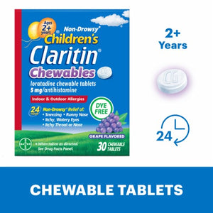 Claratyne Child Grape Tab 5mg 30s