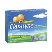 Claratyne Child Grape Tabs 5mg 10s