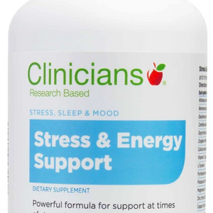 Clinicians Stress & Energy Supplement 180 Capsules