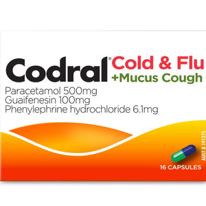 Codral Cold/Flu +Mucus Cough 48 Capsules