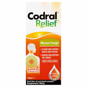 Codral Relief Mucus/Cough/Warm 150ml