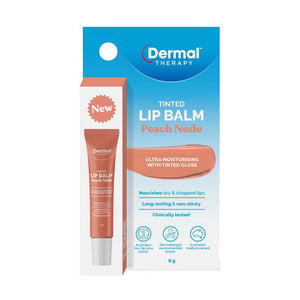 DERMAL THERAPY Lip Balm Tint Peach Nude 8g