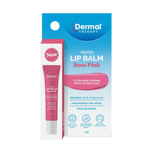 DERMAL THERAPY Lip Balm Tint Rose Pink 8g