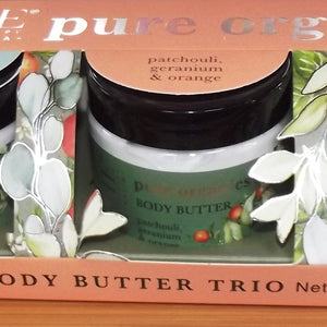 SHE Pure Organic Luxury Body Butter Trio 3pc Set