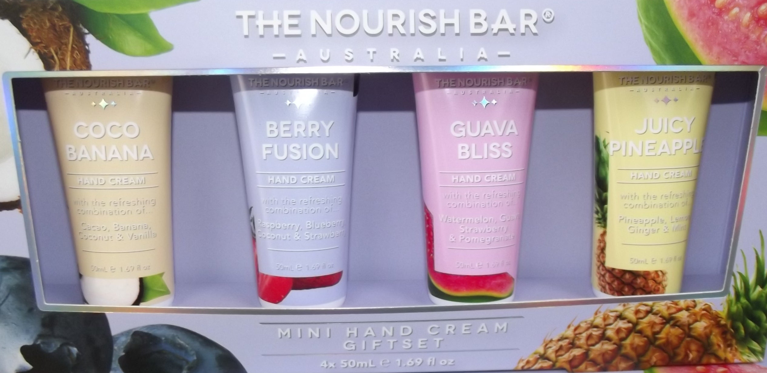 The Nourish Bar Mini Hand Cream Gift Set 4pc